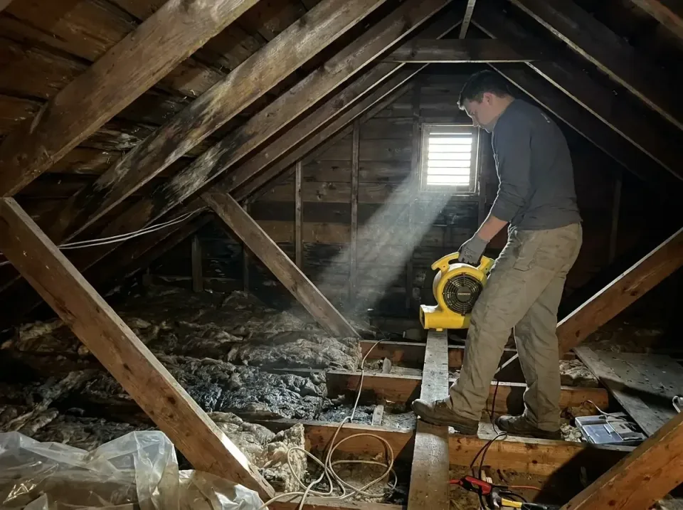 attic-water-damage-drying-proc-007 — frequently asked questions, Emergency Water Extraction & 24/7 Flood Response in Golden…